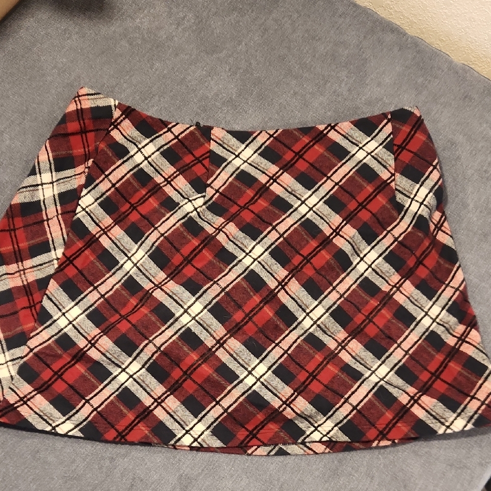 NWT Arula/Altar'd State Plaid Mini Skirt